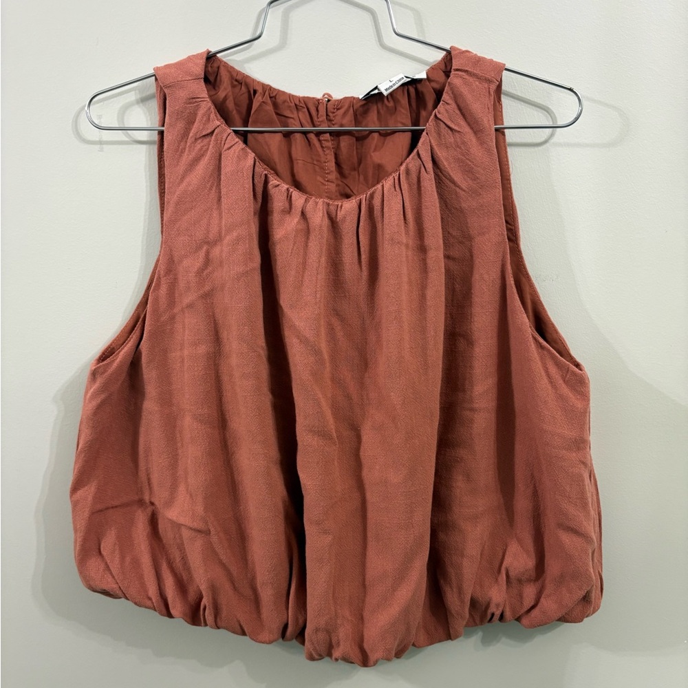 NWOT Boutique Sleeveless Gathered/ Blouson Waist